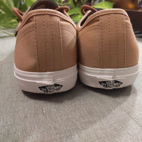 Vans Men's Denim Beige Canvas Shoes - Size 9.5 - Picture 4 of 6